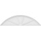 Ekena Millwork Segment Arch 4 Spoke Architectural Grade PVC Pediment, 74"W x 19-1/2"H x 2"P PEDPS074X195SEG04 - alternate 6